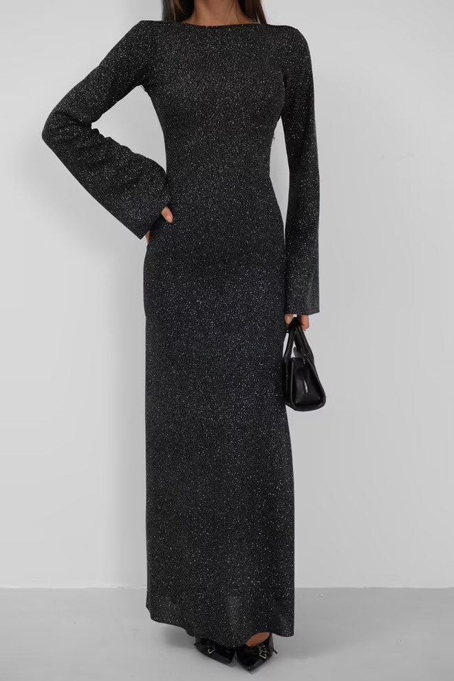 Long backless dress