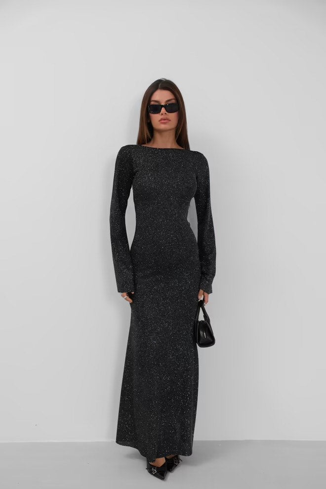 Long backless dress